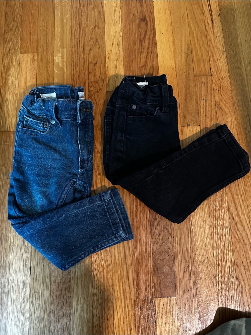 Weatherproof Men's Blue and Black Slim Straight Jeans Duo